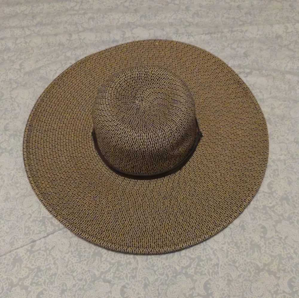 Milani Oversized Floppy Beach hat Adjustable One Size Women's Bohemian Boho